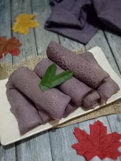 Foto resep Dadar gulung ubi ungu