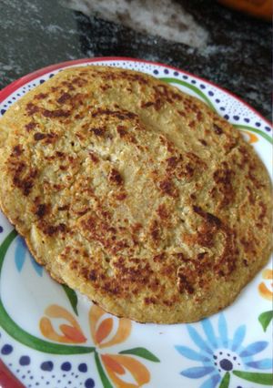 Una foto de Panqueques de manzana con avena y harina integral