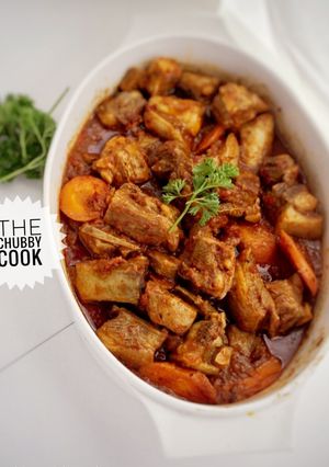 A picture of Lamb stew.