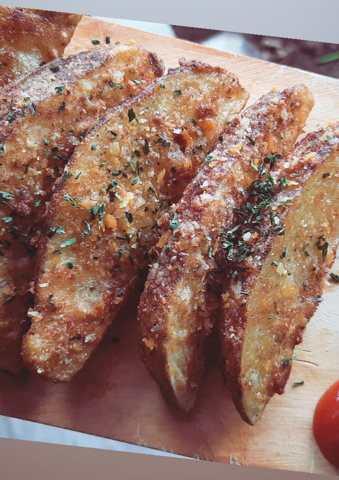 Foto resep Potato Wedges Crunchy dan bisa di frozen 😍
