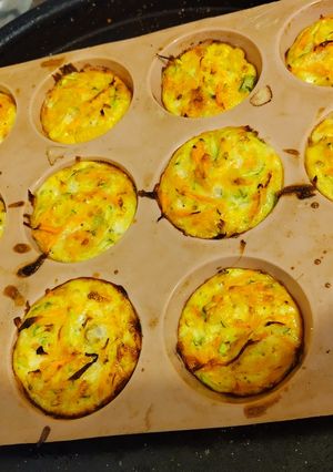 Una foto de Muffins de vegetales sin tacc