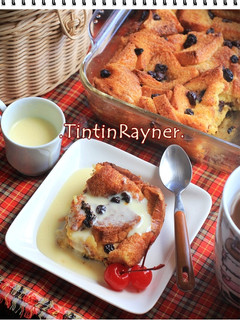 Foto resep Bread Pudding with Vanilla Sauce yang sangat enakk