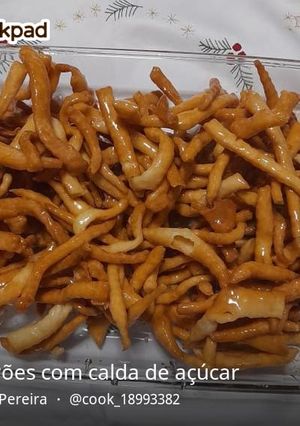 Foto de Coscorões com calda de açúcar