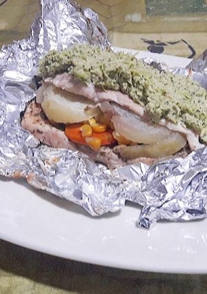 Una foto de Corazón de pechuga 🍗