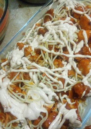 A picture of My style Singaporean rice.