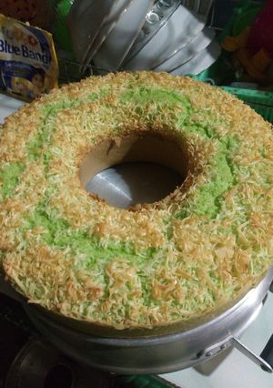 Foto resep Bolu Pandan keju lembut uk 28
