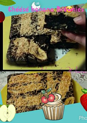 Foto resep Brwonis pisang keju (cheese banana brownies) 😘