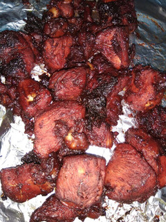 Foto resep Daging ayam panggang merah (chicken carsiew)