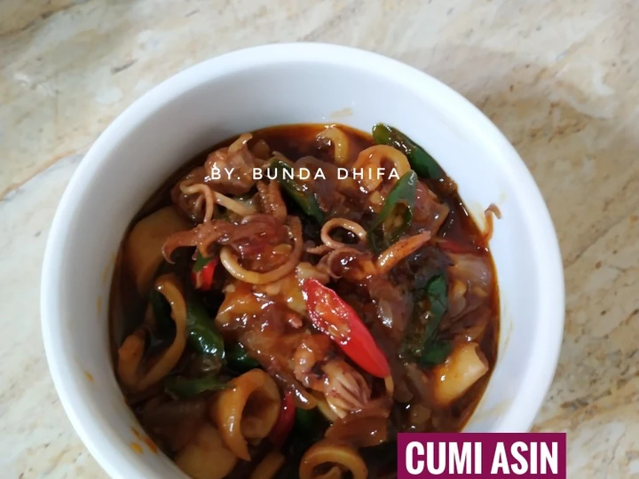 Cara Sederhana Membuat Resep  Cumi Asin Pedas Manis yang Bisa Manjain Lidah, Sempurna