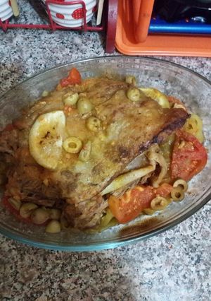 صورة لوصفة كتف خروف في الفرن