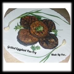 A picture of Grilled Eggplant Pan Fry.