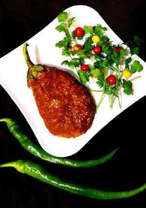 عکسی از دستور خوراک گوجه بادمجان🍅🍆👌
