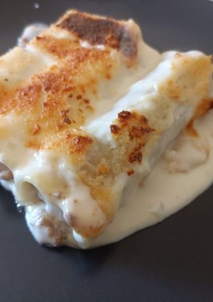 Una foto de Canelones de carne