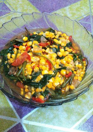 Foto resep Cah Kangkung Jagung Manis