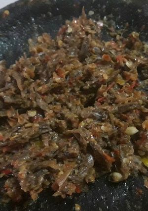 Foto resep Sambal Teri Tumbuk Segar