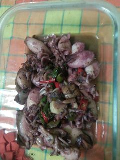 Foto resep Tumis Cumi cumi cabe hijau#bikinramadanberkesan
