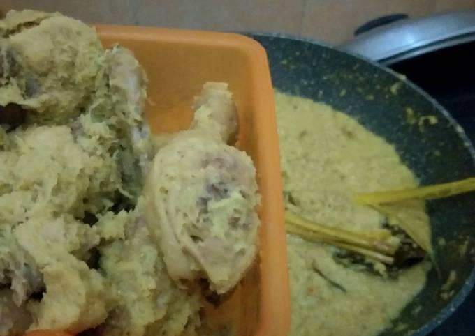 Langkah Mudah untuk Menyiapkan Ayam ungkep (Serundeng) Anti Gagal