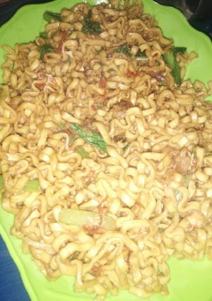 Foto resep Mie goreng sawi hijau