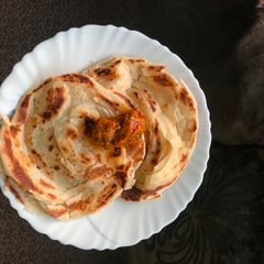 A picture of Malabari Parotta.