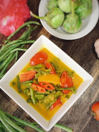 Cara Gampang Menyiapkan Resep Juhu Asem Tempuyak Saretak (Sayur Asam Tempuyak Kacang Panjang) yang Sempurna Anti Ribet, Mantap