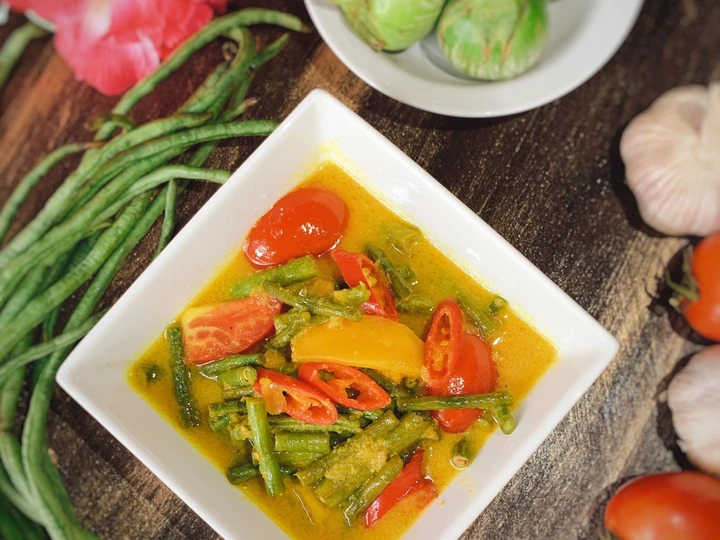 Cara Gampang Menyiapkan Resep Juhu Asem Tempuyak Saretak (Sayur Asam Tempuyak Kacang Panjang) yang Sempurna Anti Ribet, Mantap