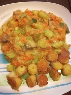 Una foto de Guiso de pepino