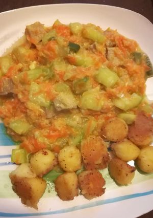 Una foto de Guiso de pepino