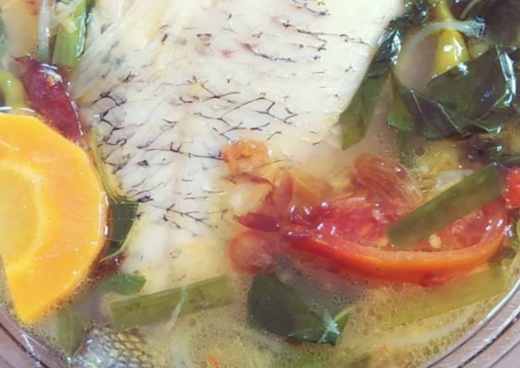 Cara Gampang Membuat Sup ikan gurame, Lezat Sekali
