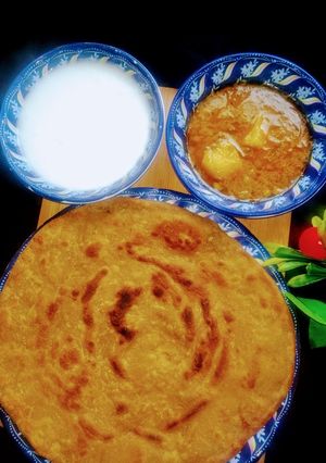 A picture of Simple paratha.