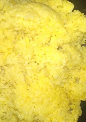 Foto resep Nasi kuning bumbu racik ikan goreng