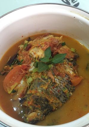 Foto resep Ikan nila mujair kuah kuning