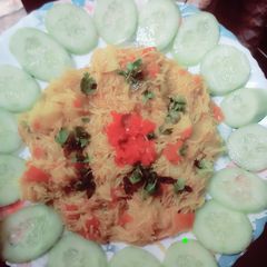 A picture of Veggies seviyan.