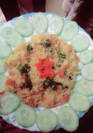 A picture of Veggies seviyan.