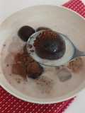 Es Susu Bola Bola Ketan Cokelat