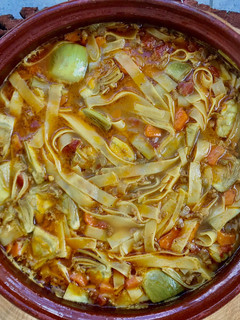 Una foto de Fideos mallorquines