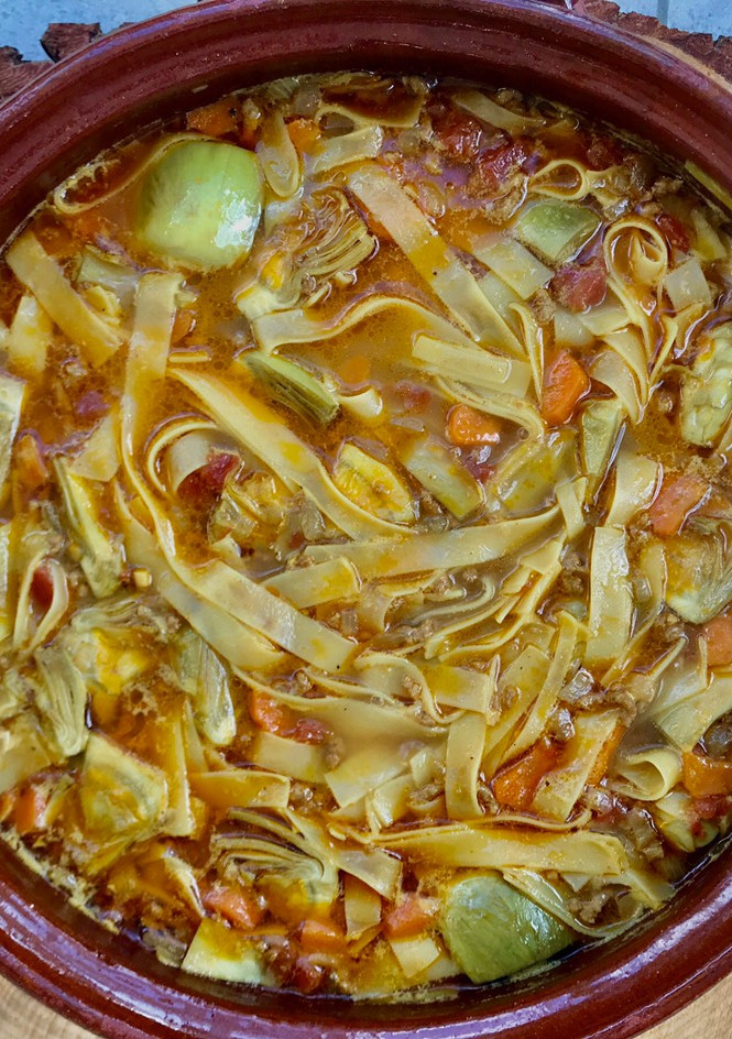 Una foto de Fideos mallorquines