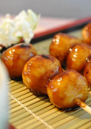 日式醬油糰子(含影音實作連結) 的食譜成品照片