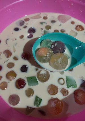 Foto resep 425. Fruit Jelly Ball ICE / Es Bola Jelly Buah
