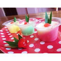 A picture of Silky puding.