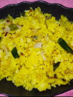 A picture of Poha upma.