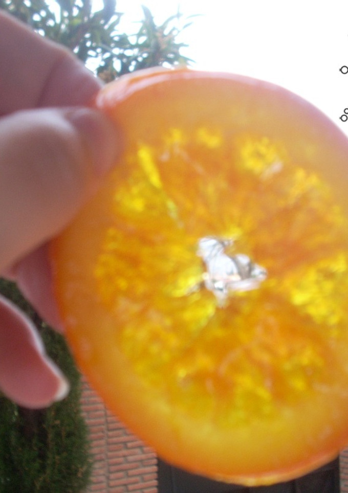 Una foto de Naranja confitada o escarchada