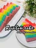 Rainbow cake kukus