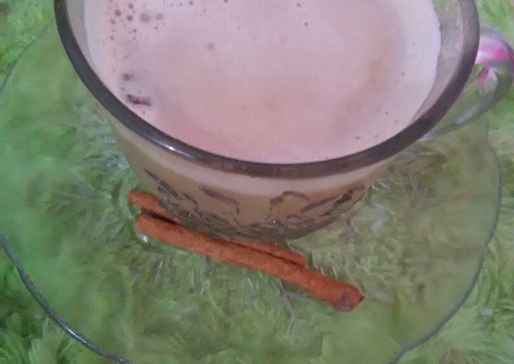 Langkah Mudah untuk Menyiapkan Milk Tea with cinnamon Anti Gagal