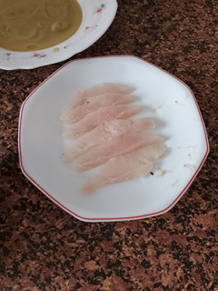 Una foto de Sashimi de Merluza