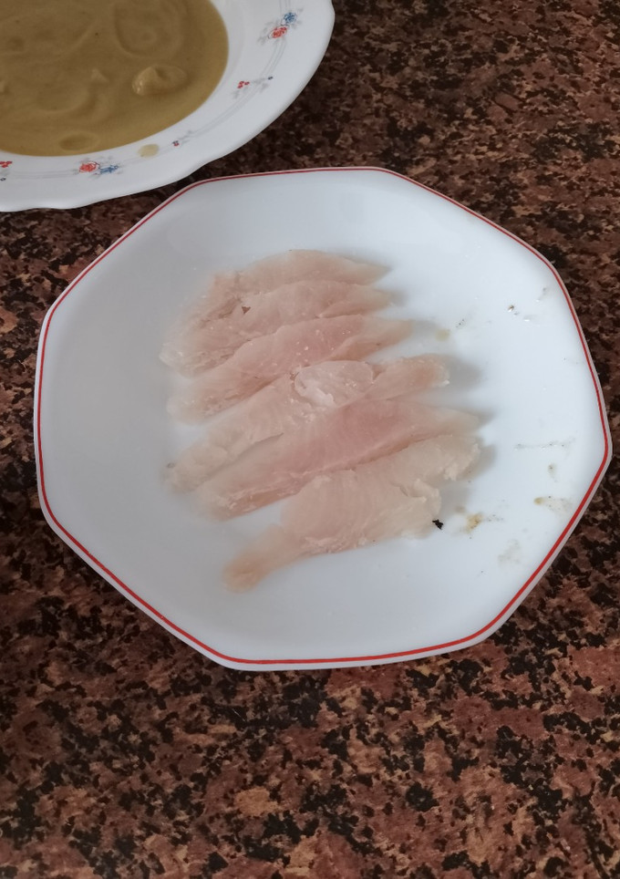 Una foto de Sashimi de Merluza