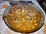 Una foto de locro de zapallo