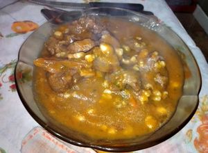 Una foto de Locro de zapallo