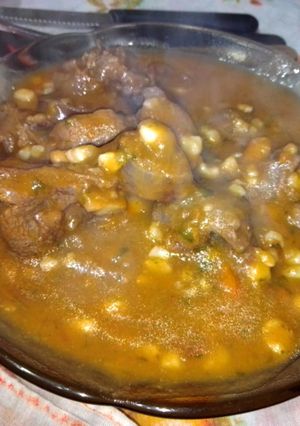 Una foto de Locro de zapallo