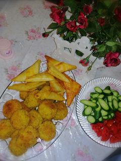 عکسی از دستور توپک سیب زمینی