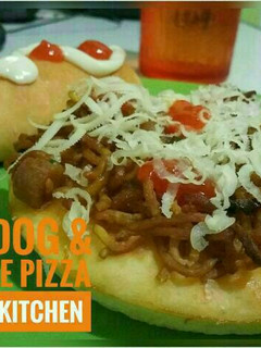 Foto resep Hot Dog & Noodle Pizza
